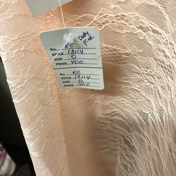 Just lowered price on all formals Stunning High Low Formal Wear Gown Pink size 0 - Picture 10 of 13